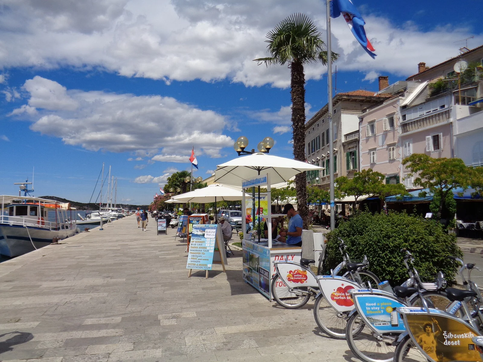 Promenada Riva w Šibeniku
