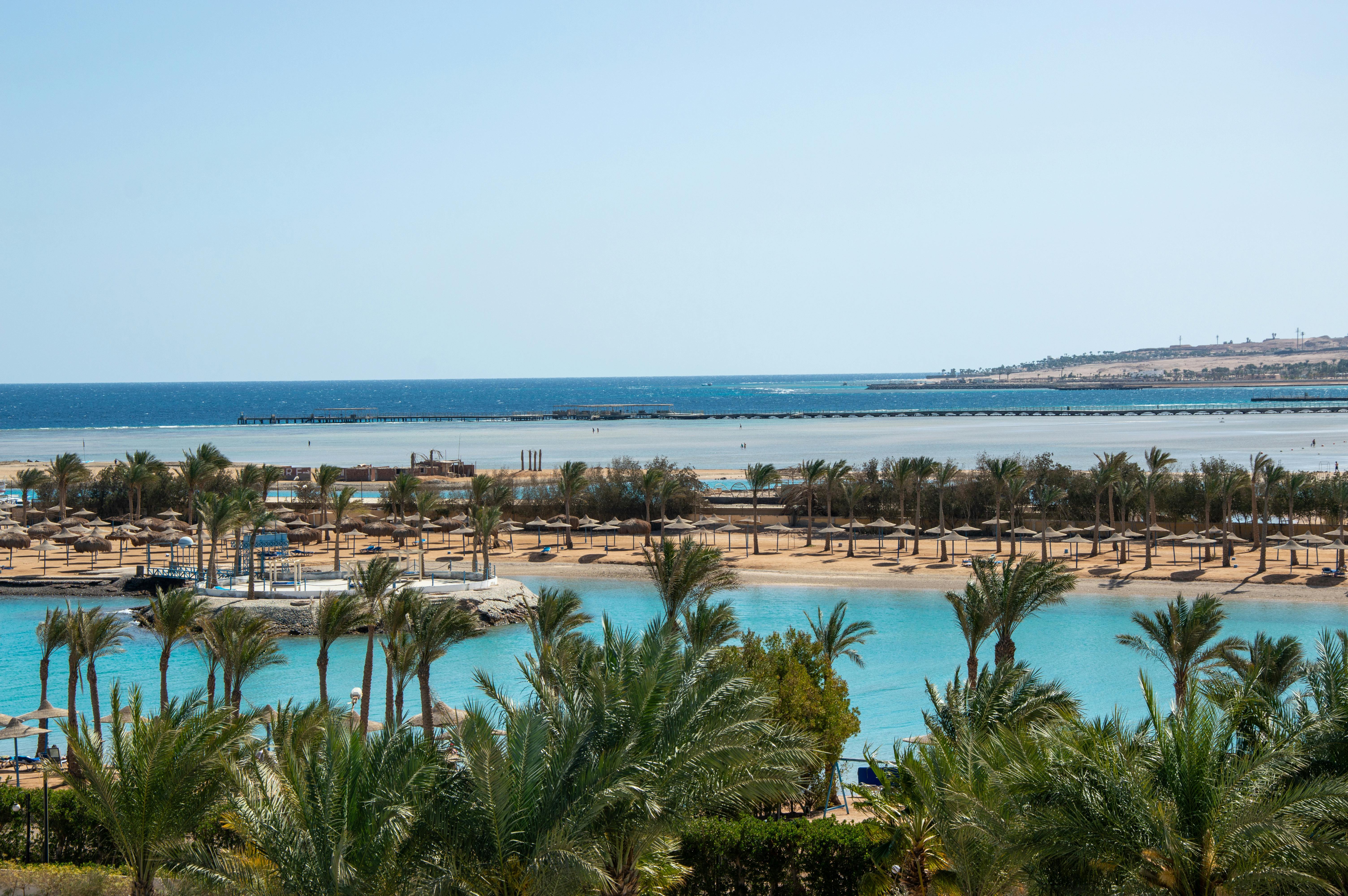 Luksusowy kurort nad morzem w Egipcie – ilustracja lokalizacji nieruchomości premium